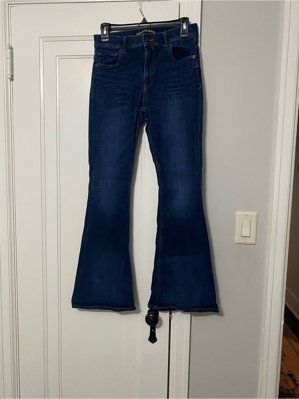 Express Indigo Flare Jeans
